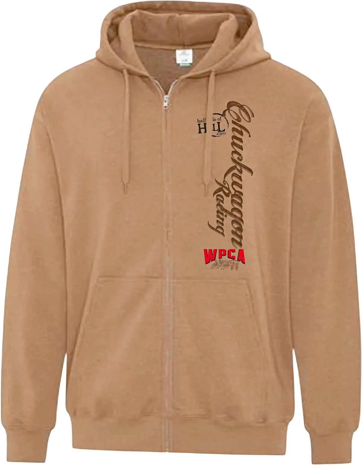 Mens/Ladies Zippered Hooded Fleece